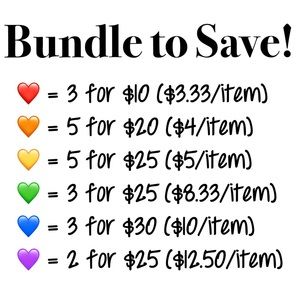 Bundle to Save!!